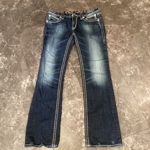 Rock Revival Leah Distressed Bootcut Jean